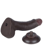 LoveToy - Aftrekbare dildo 19,5 cm (Ø 3,5 cm) - Zwart