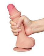 LoveToy - Aftrekbare dildo 19.5 cm (Ø 3.5 cm) - Nude