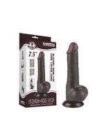 LoveToy - Aftrekbare dildo 19,5 cm (Ø 3,6 cm) - Zwart