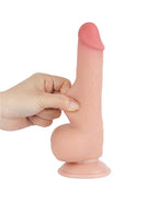 LoveToy - Aftrekbare dildo 19.5 cm (Ø 3.6 cm) - Nude