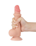LoveToy - Aftrekbare dildo 19.5 cm (Ø 3.6 cm) - Nude
