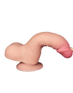 LoveToy - Aftrekbare dildo 19.5 cm (Ø 3.7 cm) - Nude