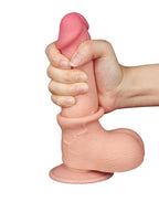 LoveToy - Aftrekbare dildo 19.5 cm (Ø 3.7 cm) - Nude