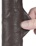 LoveToy - Aftrekbare dildo 20 cm (Ø 3,8 cm) - Zwart