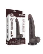 LoveToy - Aftrekbare dildo 20 cm (Ø 4 cm) - Zwart