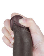 LoveToy - Aftrekbare dildo 20 cm (Ø 4 cm) - Zwart