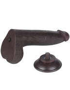 LoveToy - Aftrekbare dildo 20 cm (Ø 4 cm) - Zwart