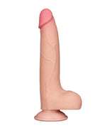 LoveToy - Aftrekbare dildo 20 cm (Ø 4 cm) - Nude