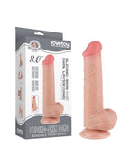 LoveToy - Glijdende Huid Dildo 20.8 cm (Ø 4 cm) - N
