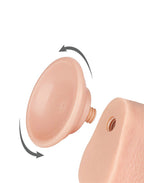 LoveToy - Aftrekbare dildo 22 cm (Ø 3.7 cm) - Nude