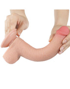 LoveToy - Aftrekbare dildo 22 cm (Ø 3.7 cm) - Nude