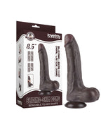 LoveToy - Aftrekbare dildo 22 cm (Ø 4,3 cm) - Zwart