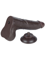 LoveToy - Aftrekbare dildo 22 cm (Ø 4,3 cm) - Zwart
