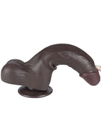 LoveToy - Aftrekbare dildo 22 cm (Ø 4,3 cm) - Zwart