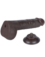 LoveToy - Aftrekbare dildo 24 cm (Ø 4,3 cm) - Zwart