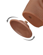 LoveToy - Sliding Skin Dildo 29 cm - Bruin