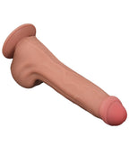 LoveToy - Sliding Skin Dildo 29 cm - Nude