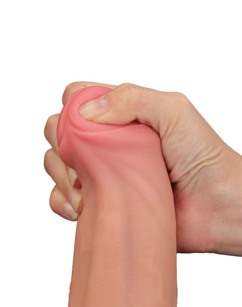 LoveToy - Sliding Skin Dildo 29 cm - Nude