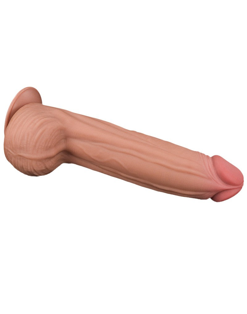 LoveToy - Sliding Skin Dildo 31 cm - Nude
