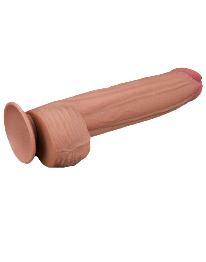 LoveToy - Sliding Skin Dildo 31 cm - Nude