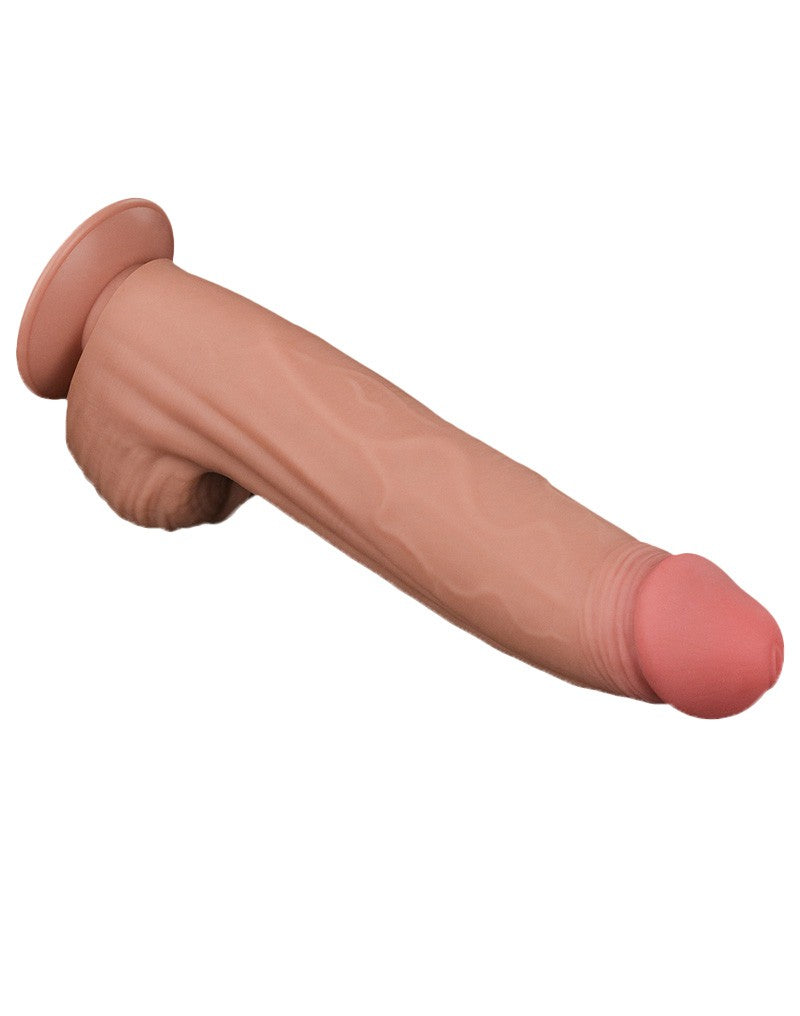 LoveToy - Sliding Skin Dildo 31 cm - Nude