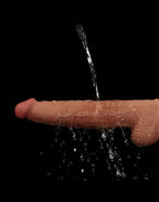 LoveToy - Sliding Skin Dildo 34 cm - Brown