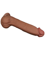 LoveToy - Sliding Skin Dildo 36 cm - Bruin