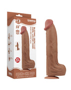 LoveToy - Sliding Skin Dildo 36 cm - Bruin