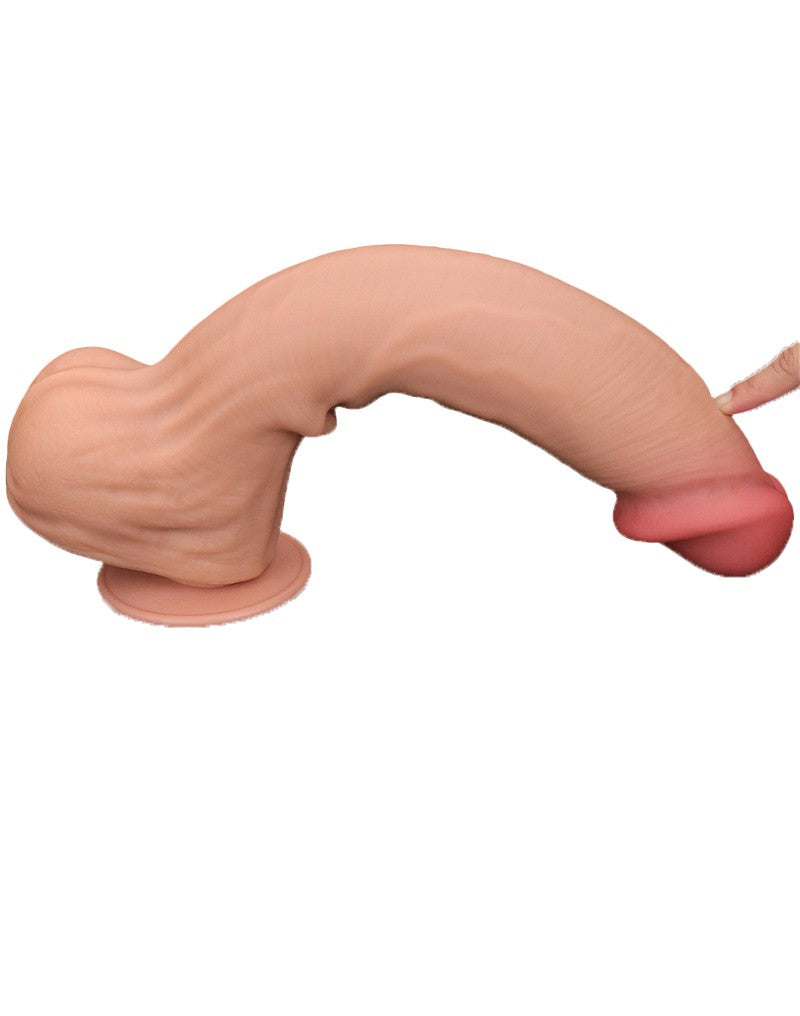 LoveToy - Sliding Skin Dildo 36 cm - Nude