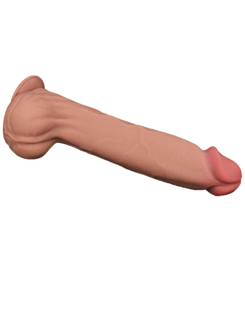 LoveToy - Sliding Skin Dildo 36 cm - Nude