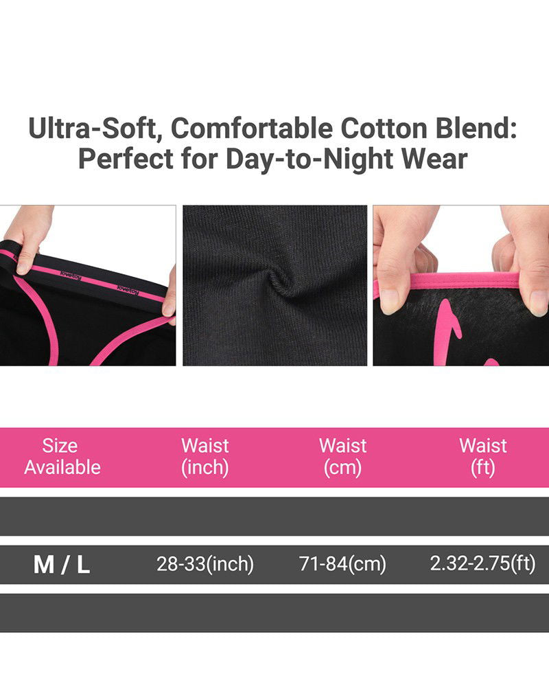 LoveToy - Slut - Bedrukte vibrerende sexy slip - Zwart