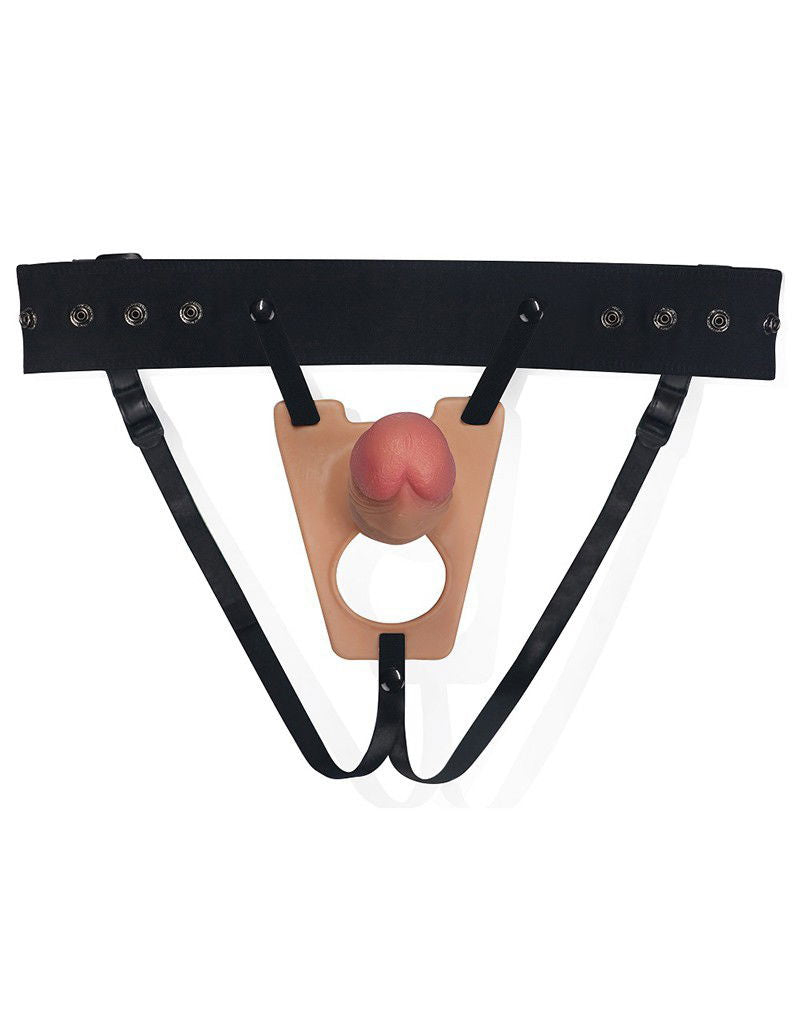 LoveToy - Strap-On Harness met Dildo 20 cm - Nude