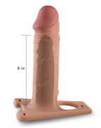 LoveToy - Strap-On Harness met Dildo 22 cm - Nude