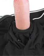 LoveToy - Unisex Strap-On Shorts Size M - Zwart