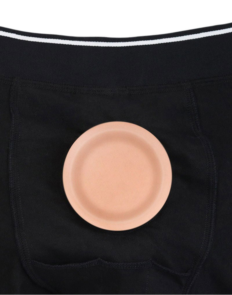 LoveToy - Unisex Strap-On Shorts Size M - Zwart