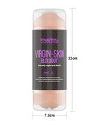 LoveToy - Virgin-Skin Blowout Double Side Stroker - Vagina and Mouth