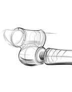 Man.Wand - Man.Wand Xtreme - Wand Vibrator met opzetstukken - Zwart