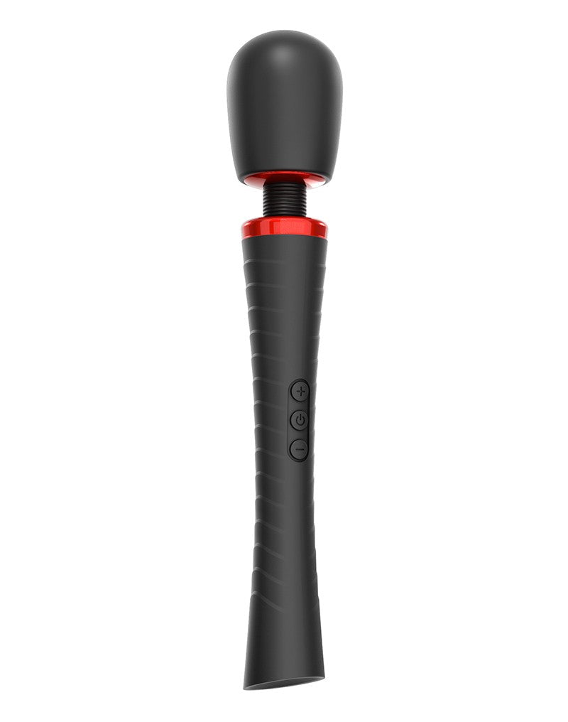 Man.Wand - Man.Wand Xtreme - Wand Vibrator met opzetstukken - Zwart