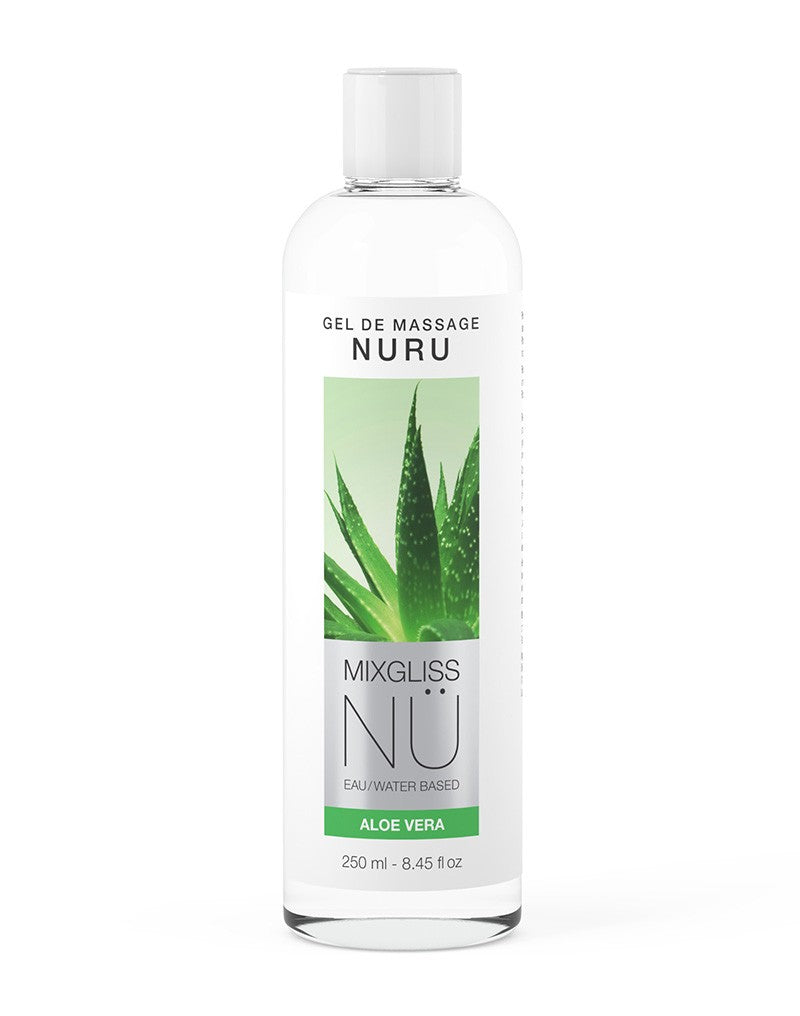 Mixgliss - NU Aloe Vera - 2-in-1 Massagegel en Glijmiddel op Waterbasis - 250 ml