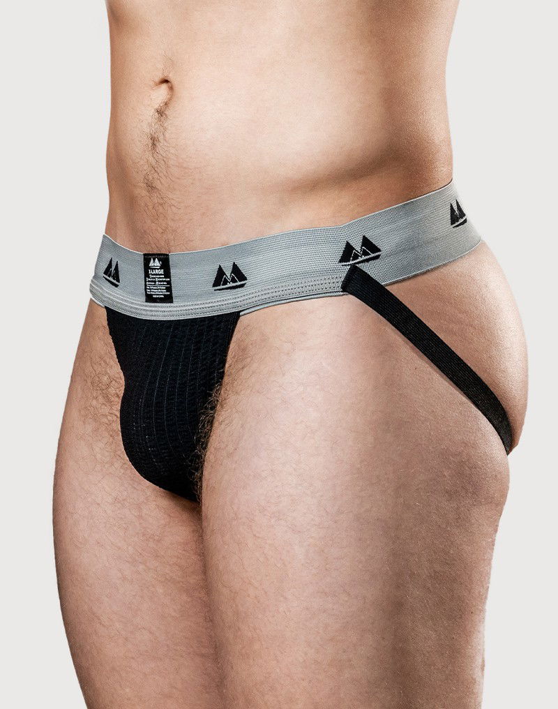 MM - Jockstrap - Zwart (5 cm / 2 inch)