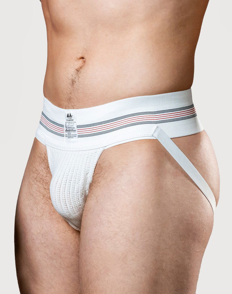 MM - Jockstrap - Wit (7.5 cm / 3 inch)