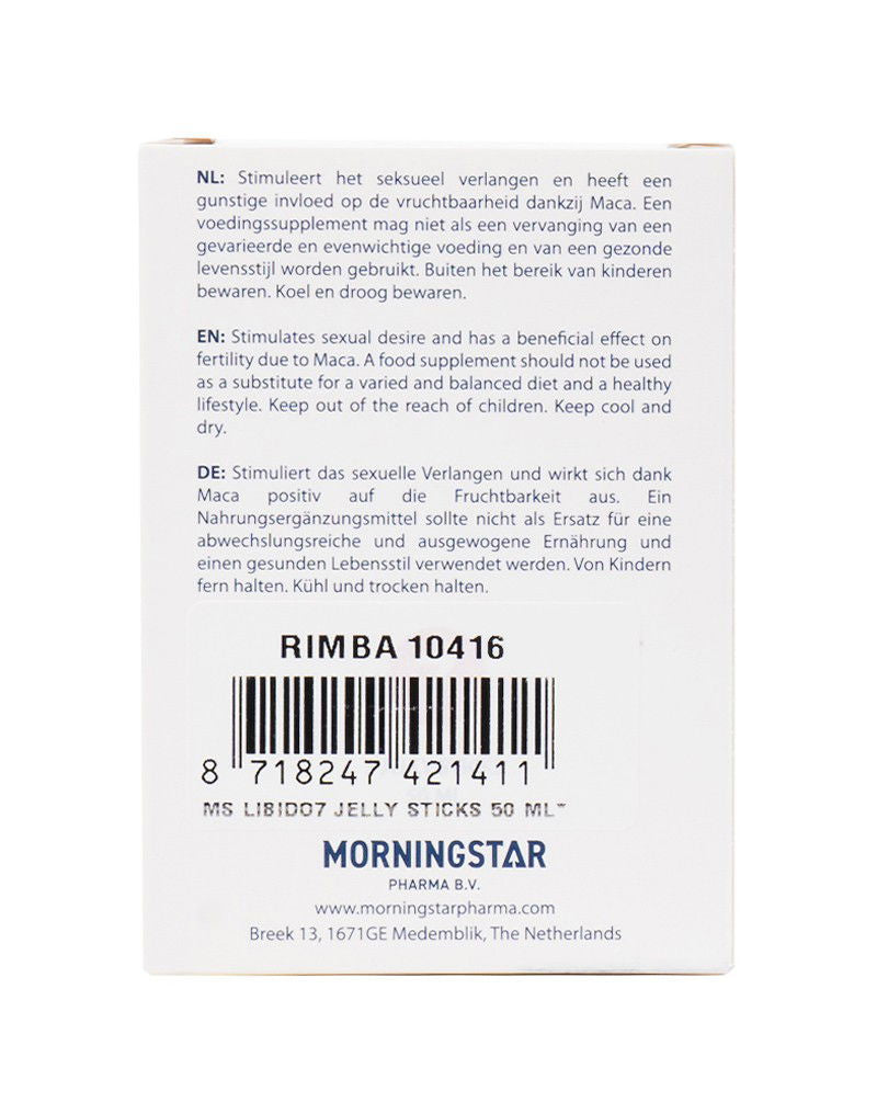 Morningstar -  Libido7 Jelly Sticks - 50 ml