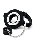 Mondknevel met opening en stop