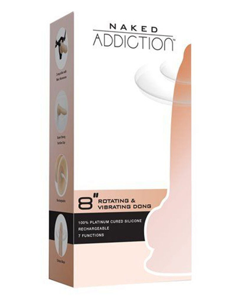 Naked Addiction Rotating & Vibrating Dong
