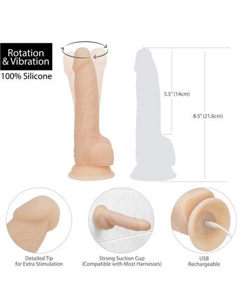 Naked Addiction Rotating & Vibrating Dong