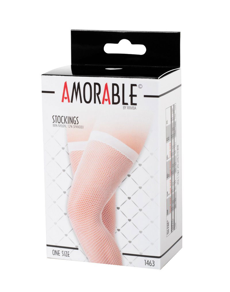 Amorable by Rimba - Netkousen - One Size - Wit
