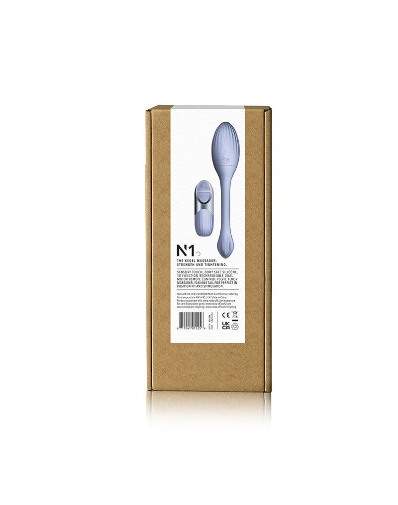 NIYA - NIYA 1 - Vibrerende Kegel Massager met Afstandsbediening - Lichtblauw