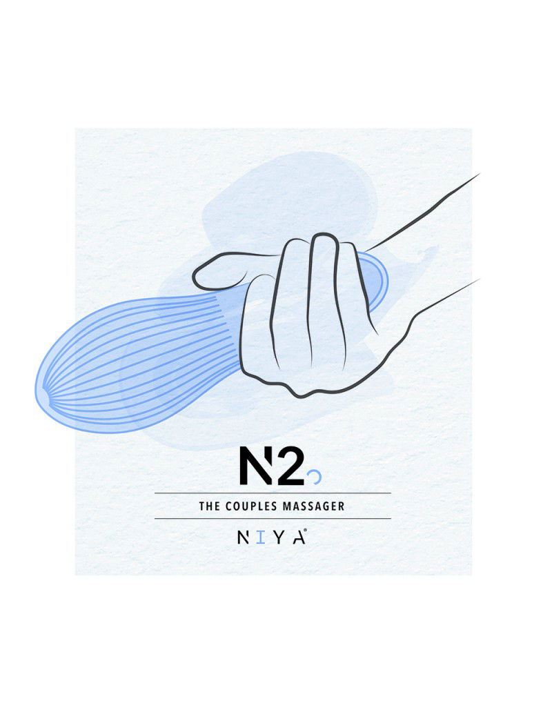 NIYA - NIYA 2 - Couple Massager - Lichtblauw