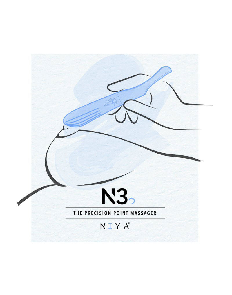 NIYA - NIYA 3 - Vinger Vibrator - Lichtblauw
