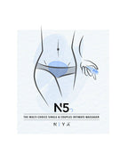 NIYA - NIYA 5 - Oplegvibrator met Afstandsbediening - Lichtblauw